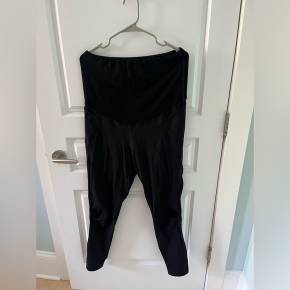 Seraphine Maternity Leggings - XL - 2 Pairs - Maternity Workout Leggings - Picture 2 of 5